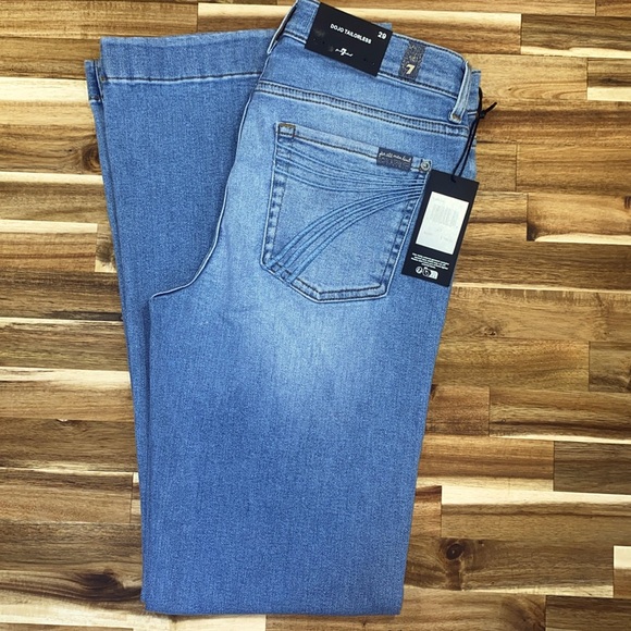 7 For All Mankind Denim - 🌟🌟NWT 7 For All Mankind Women's Dojo Tailorless Etienne High Waisted Jeans🌟🌟